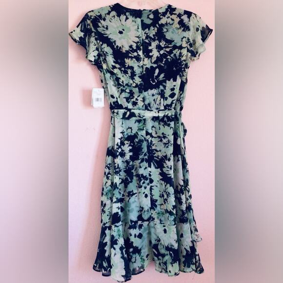 Danny and Nicole navy mint dress size 4 - Picture 5 of 5